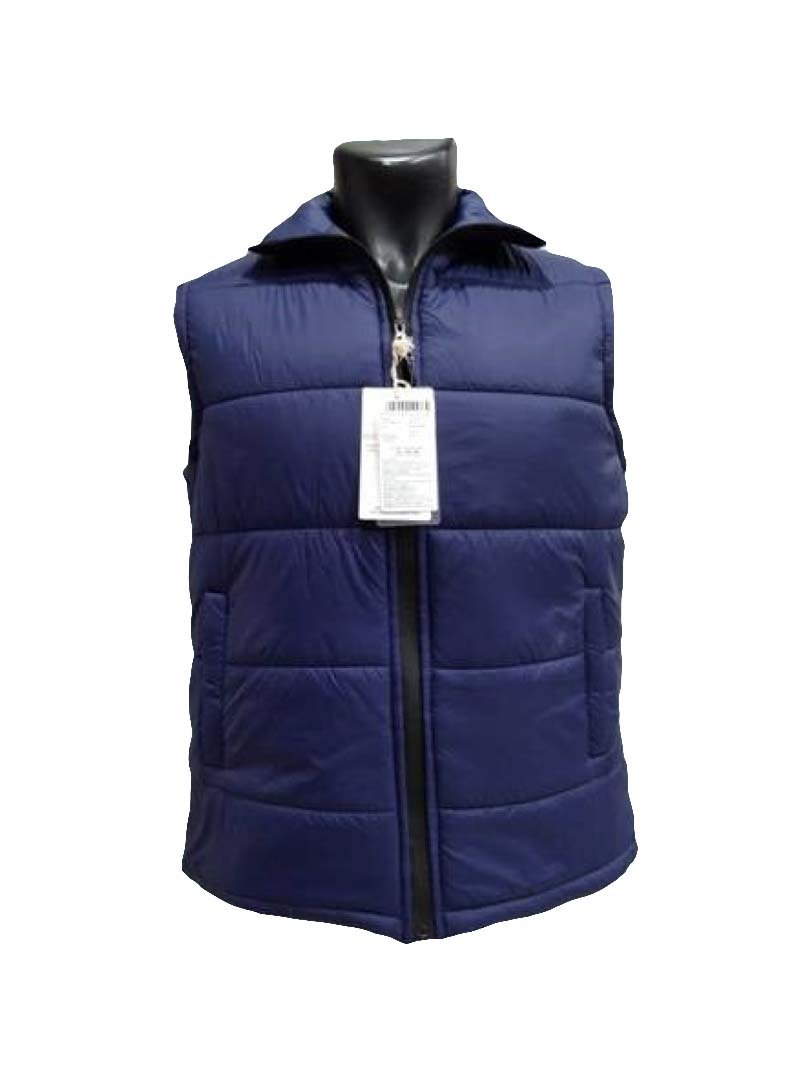 USPA SLEEVELESS JACKET -POLYESTER -REGULAR FIT -NAVY BLUE