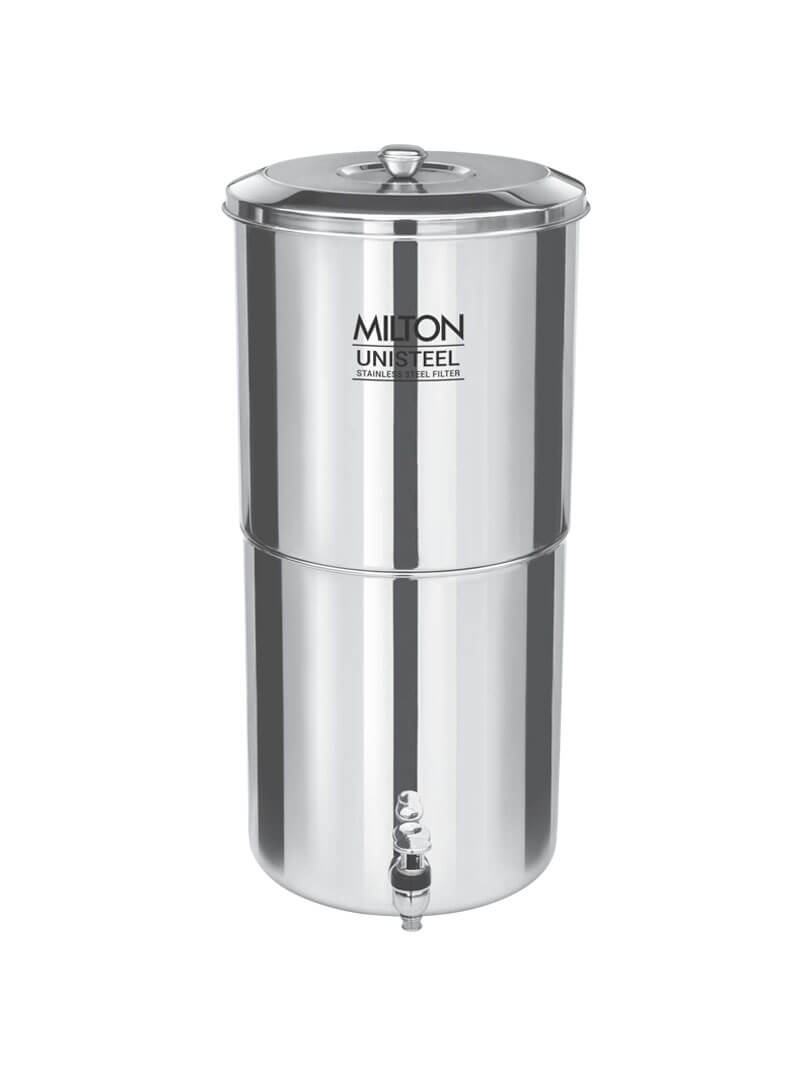 Milton Steel Pure  non Insulated Stainless Steel Water Filter, 15 LTR