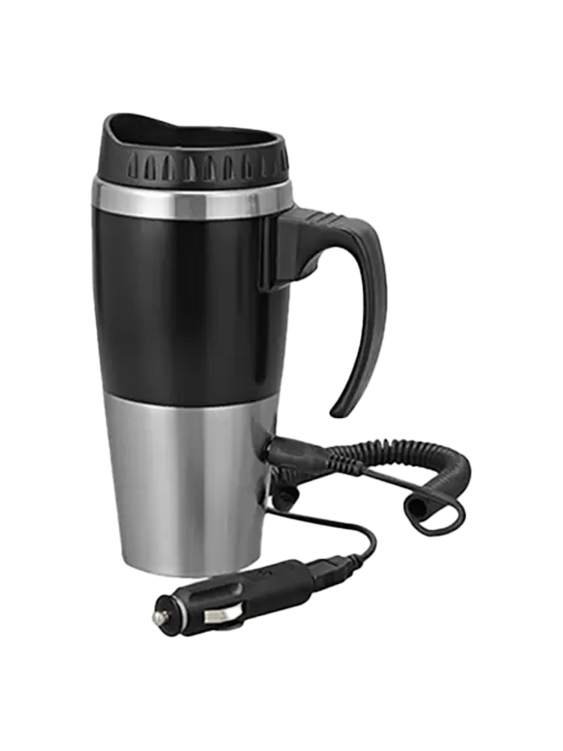 Car heater mug: with car / USB charger (500ml)