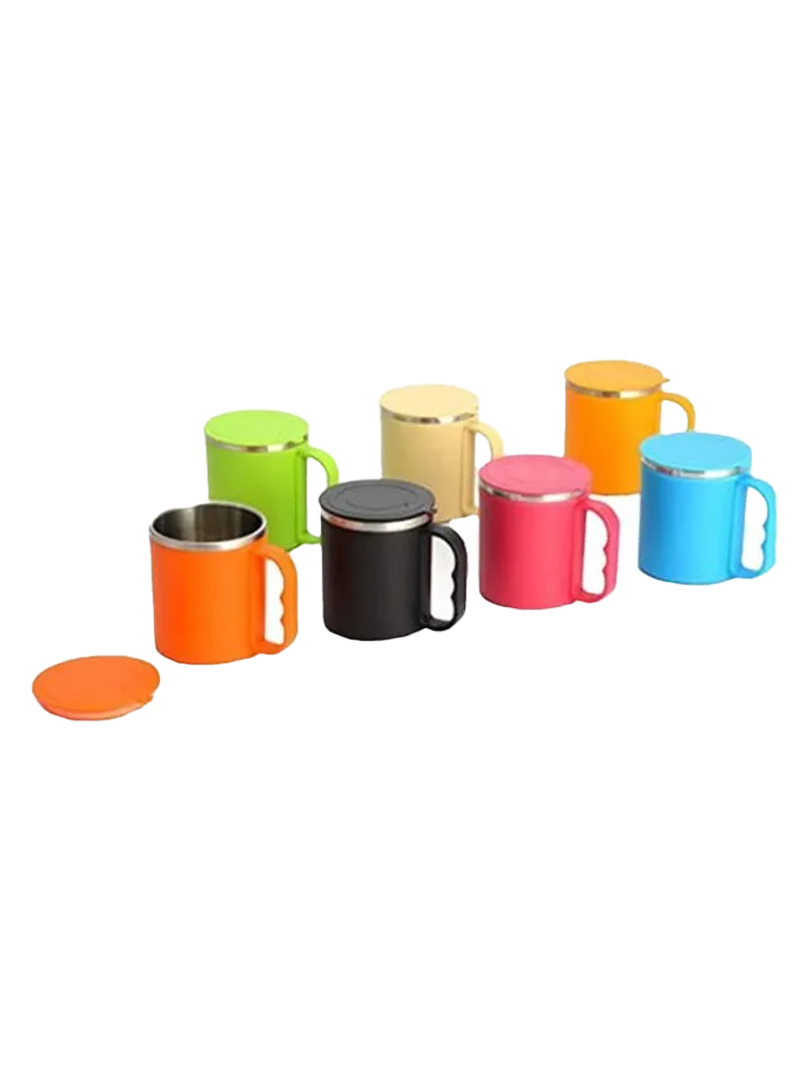 Colorful SS coffee mug (with box)