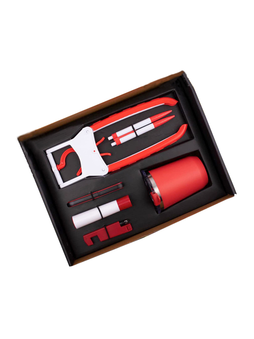 Doctor Mug set: Folding Coat hanger, Lint remover, Folding scissors, Mobile/Tablet stand, Pen/Pencil combo, Stainless steel mug | 6 pc set