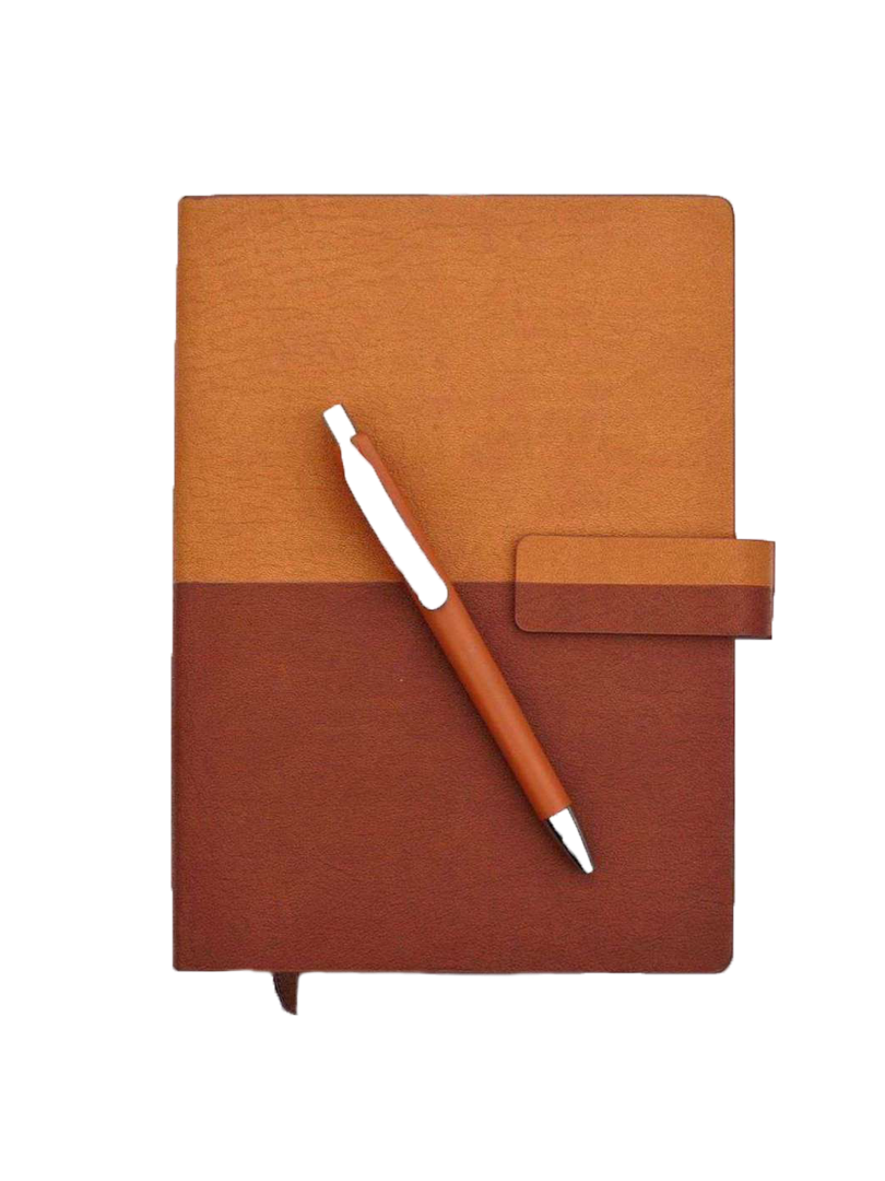 DIARY D173  HARDBOND NOTEBOOK WITH MAGNETIC FLAP WITH BALL PEN 