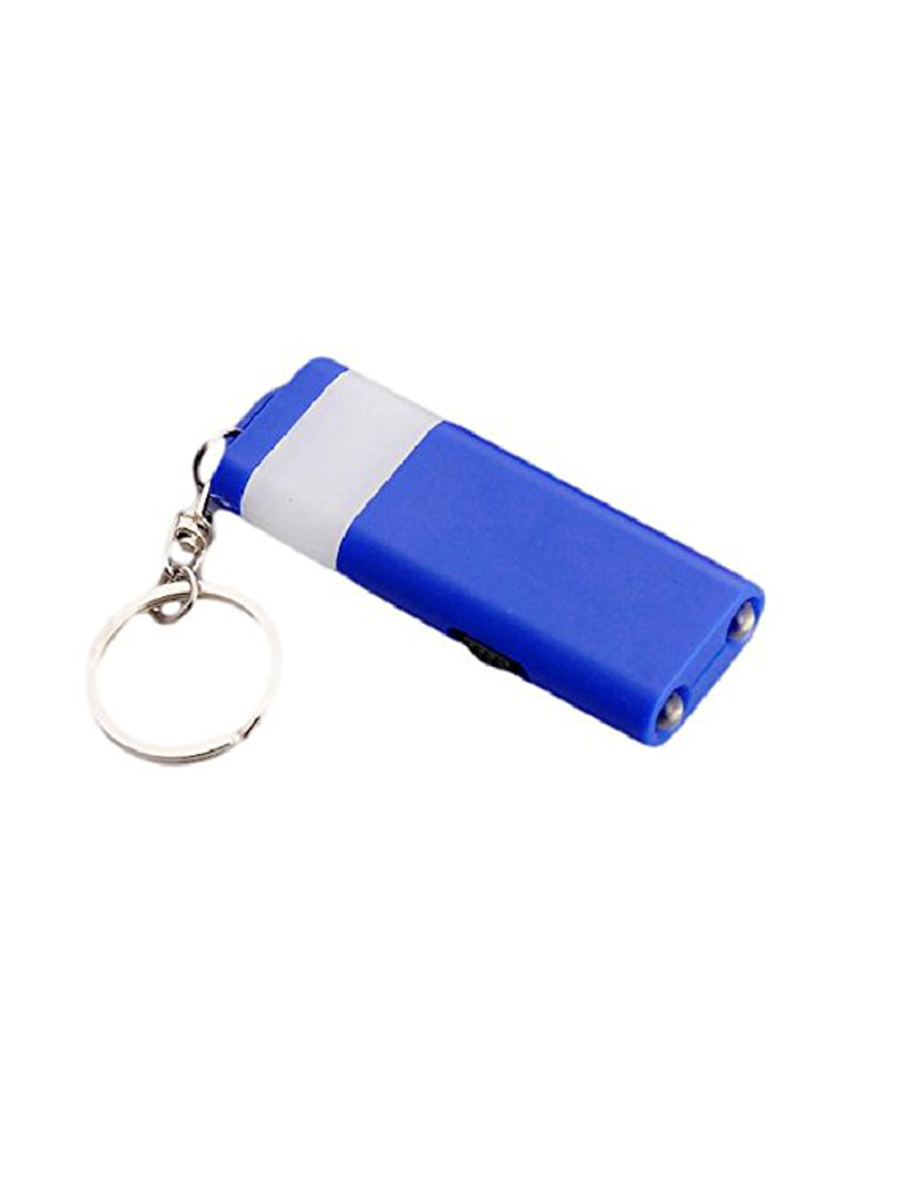 Keychain with 2 LED torch and lamp