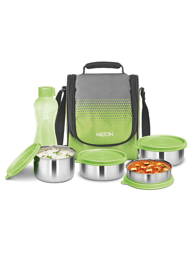 Milton  Tasty Lunch Combo 4 Containers Lunch Box with 1 Bottle