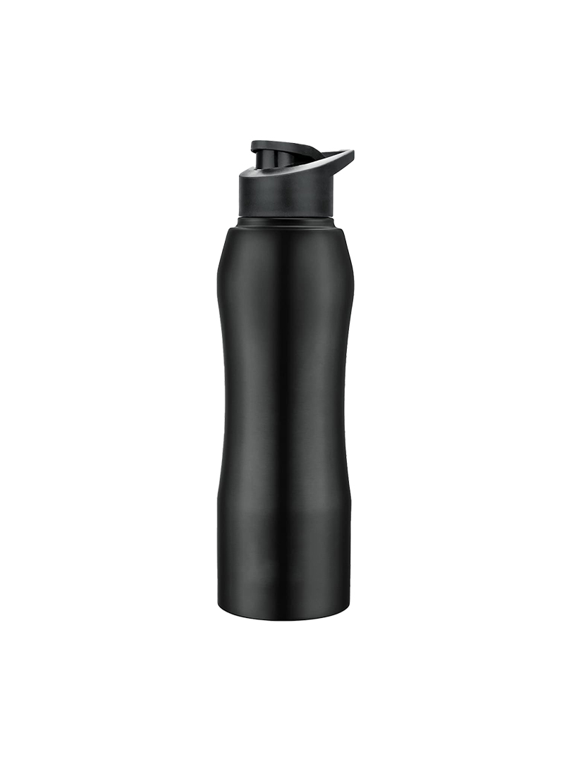 Curvy steel bottle Colored | Capacity 750ml approx