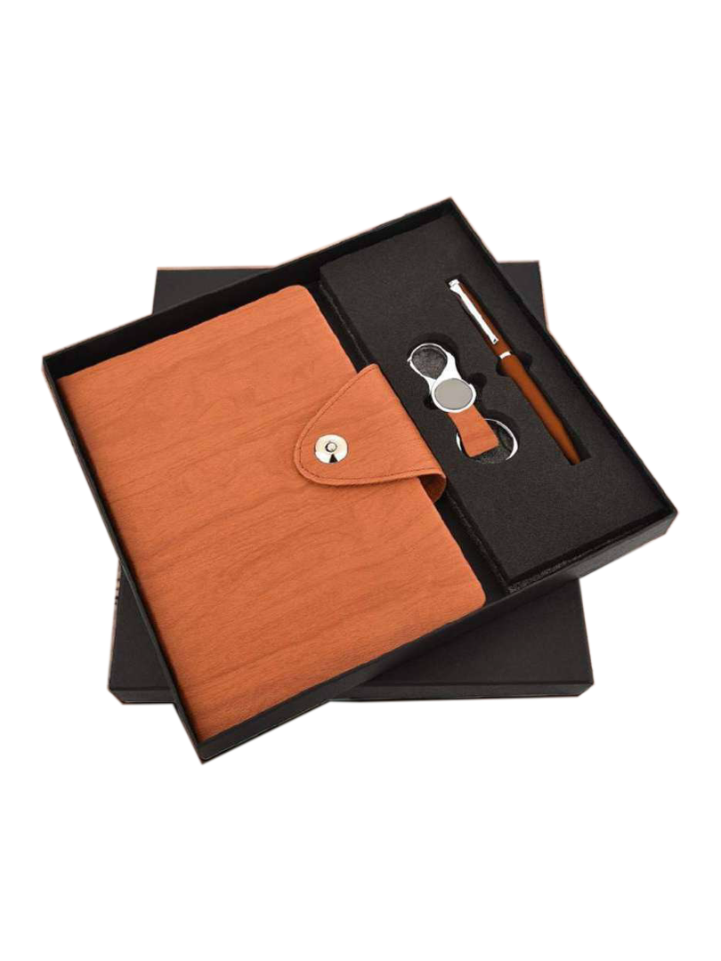 DIARY  SR 229 MAGNETIC FLAP NOTEBOOK HOOK KEYCHAIN AND PEN 