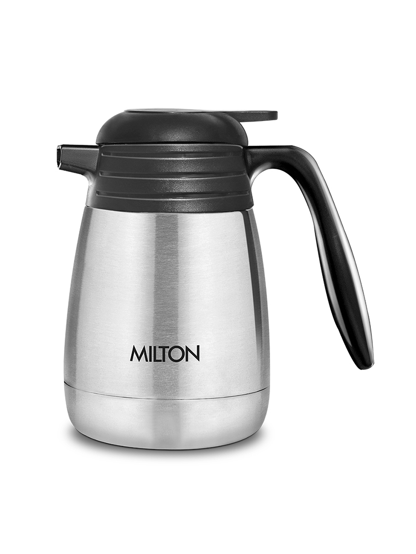 Milton Thermosteel Classic 24 Hours Hot or Cold Tea/Coffee Carafe, 2000 ml
