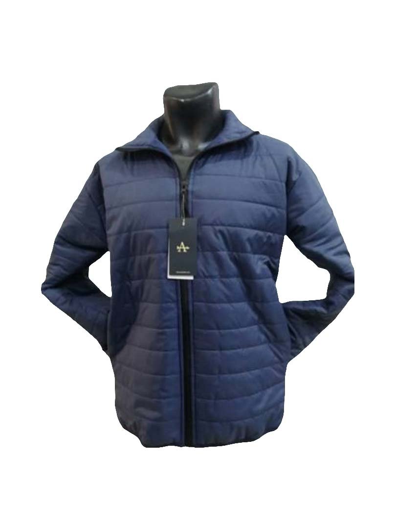 ARROW QUAILTED JACKET  FULL SLEEVES -POLYESTER -BLUE