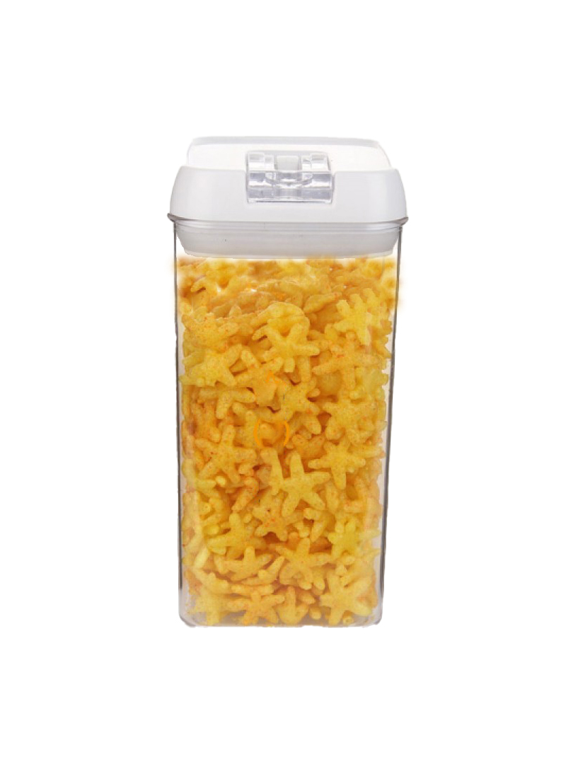 Crystal Air-tight Container with Easy Lock Lid (1200 ml) by Power Plus