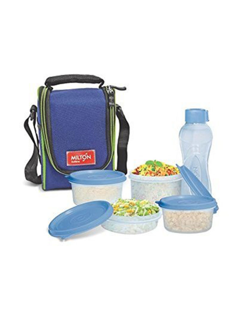 Milton Full Meal 4 Combo 4 Round Containers Set With 1 Bottle