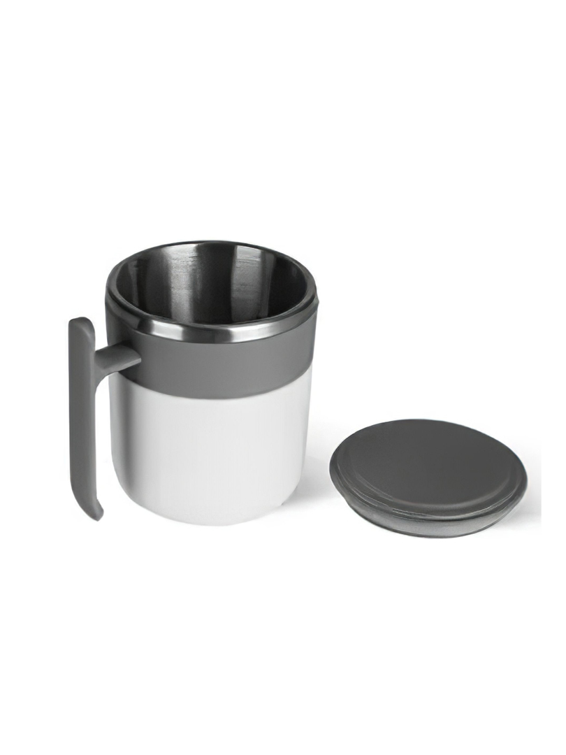Lincoln : 2 Tone Magic Suction Mug with Stainless inside | Leak proof | BPA Free | Capacity 300 ml approx