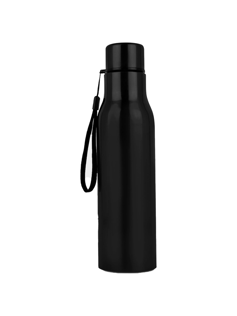Long Cola Colored Stainless steel bottle with carry strap | Capacity 900ml approx