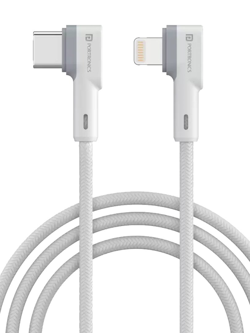 Portronics Konnect L 20W PD Type C to 8 Pin USB PD Cable