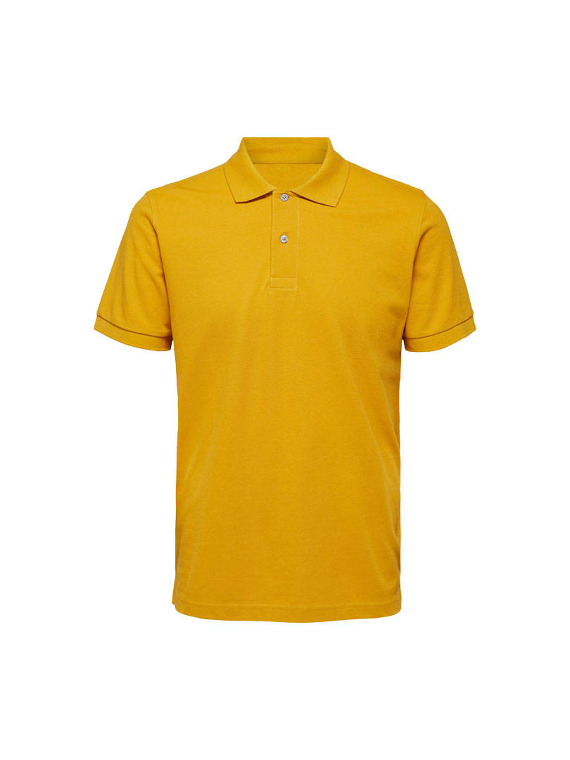 UCB POLO  POLYSTER COTTON T-SHIRT- GOLDEN  YELLOW