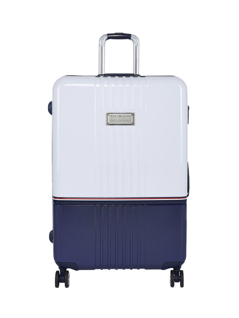 Tommy Hilfiger Twins Plus Hard Luggage - White  + Navy