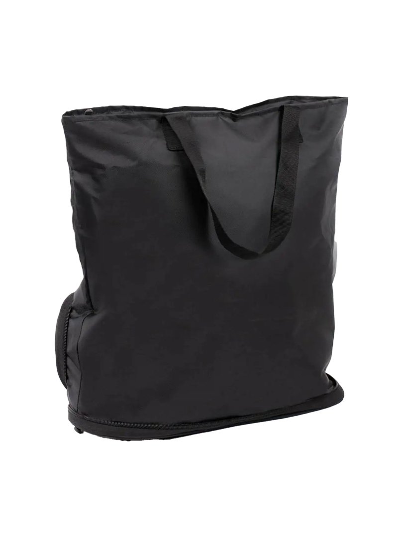 Folding shopping bag with Zippered pocket | Phone, wallet pocket outside