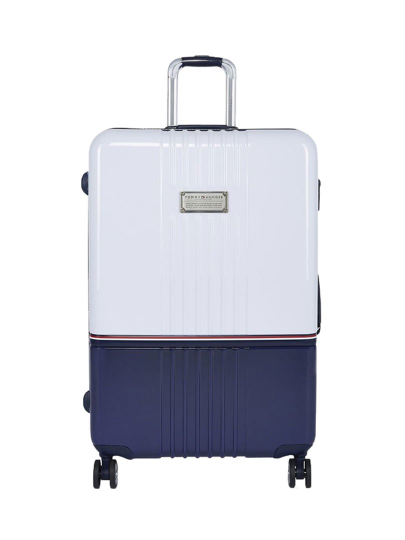 Tommy Hilfiger Twins Plus Hard Luggage - white + Navy