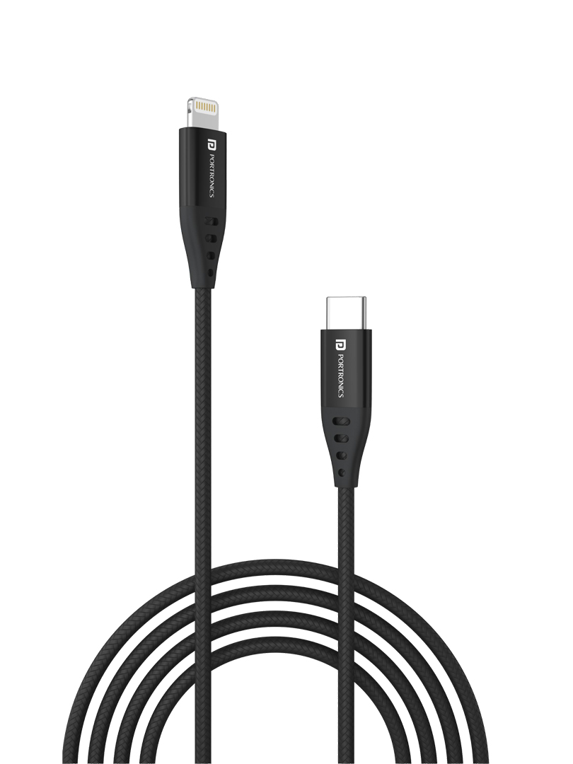 PORTRONICS KONNECT L1 20W Type C to 8 Pin Cable