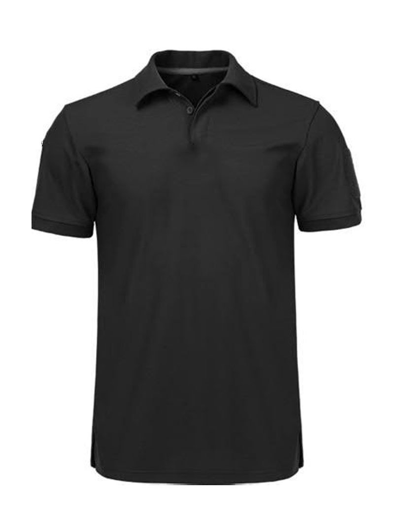 UCB POLO DRY-FIT T-SHIRT- BLACK