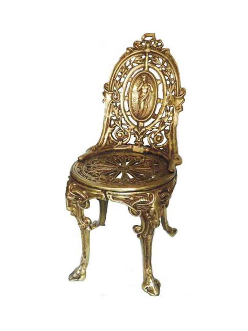 Garden Chair made in brass Outdoor furniture