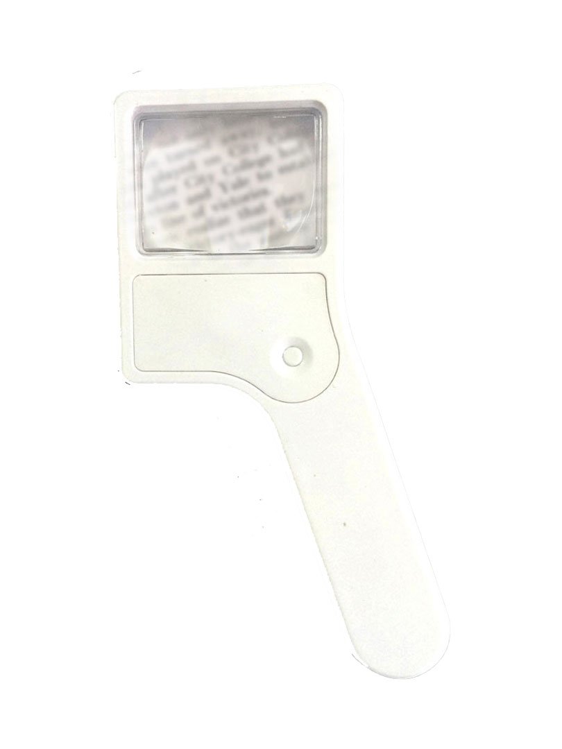 Mini magnifier with torch