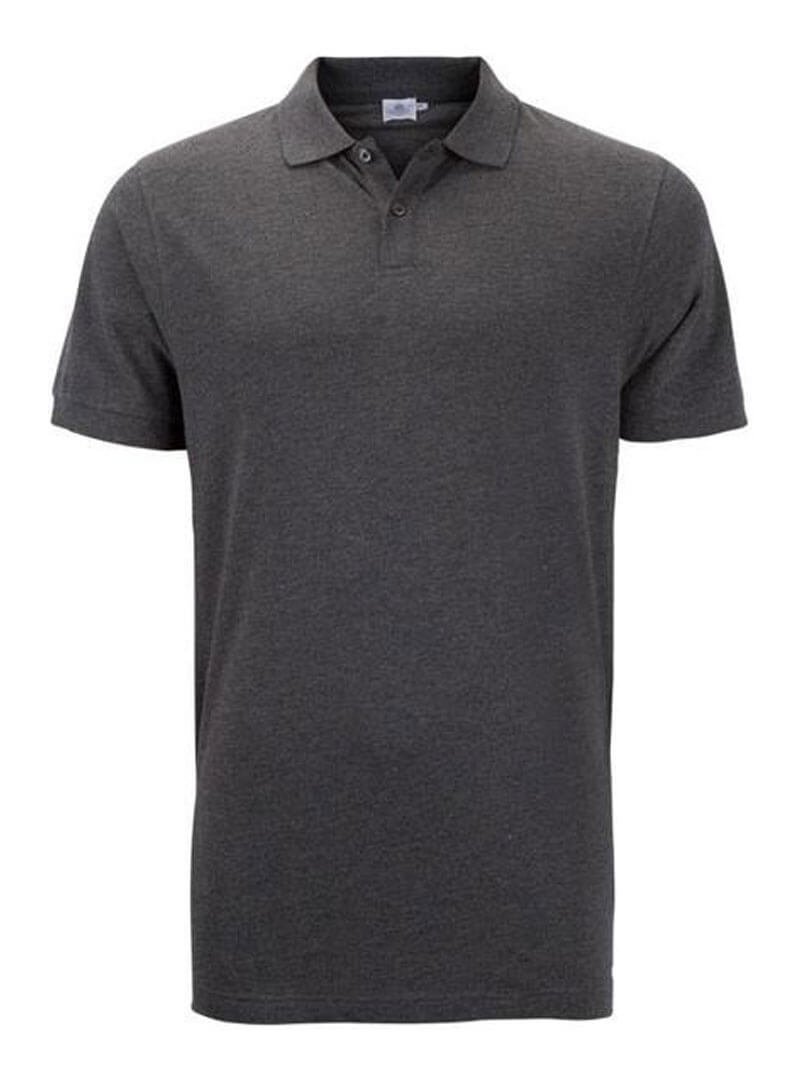 CROCODILE MEN 'S  POLO  T- SHIRT -CHARCOAL  BLUE