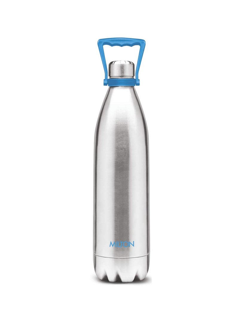 Milton Duo DLX  Thermosteel 24 Hours Hot and Cold Water Bottle with Handle, 2200 ml