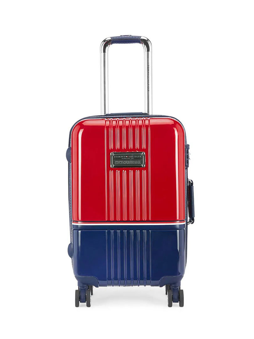 Tommy Hilfiger Twins Plus Hard Luggage  - Red + Navy
