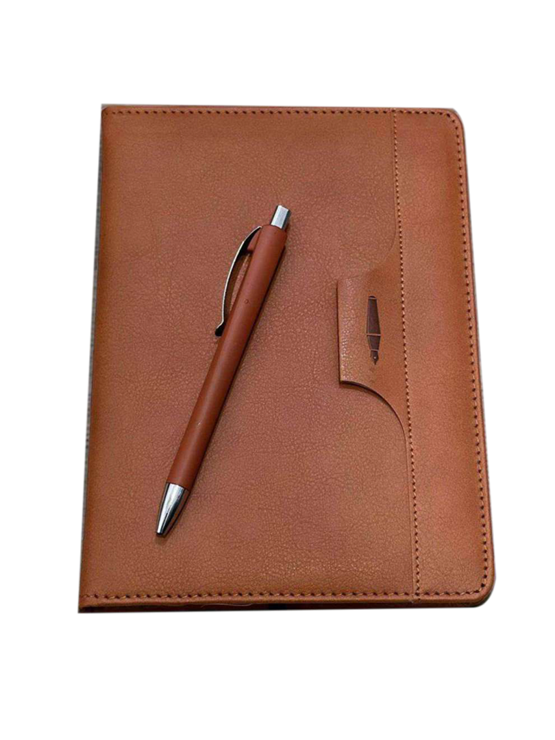 DIARY NOTEBOOK WITH PEN HOLDER WITH BALL PEN D161