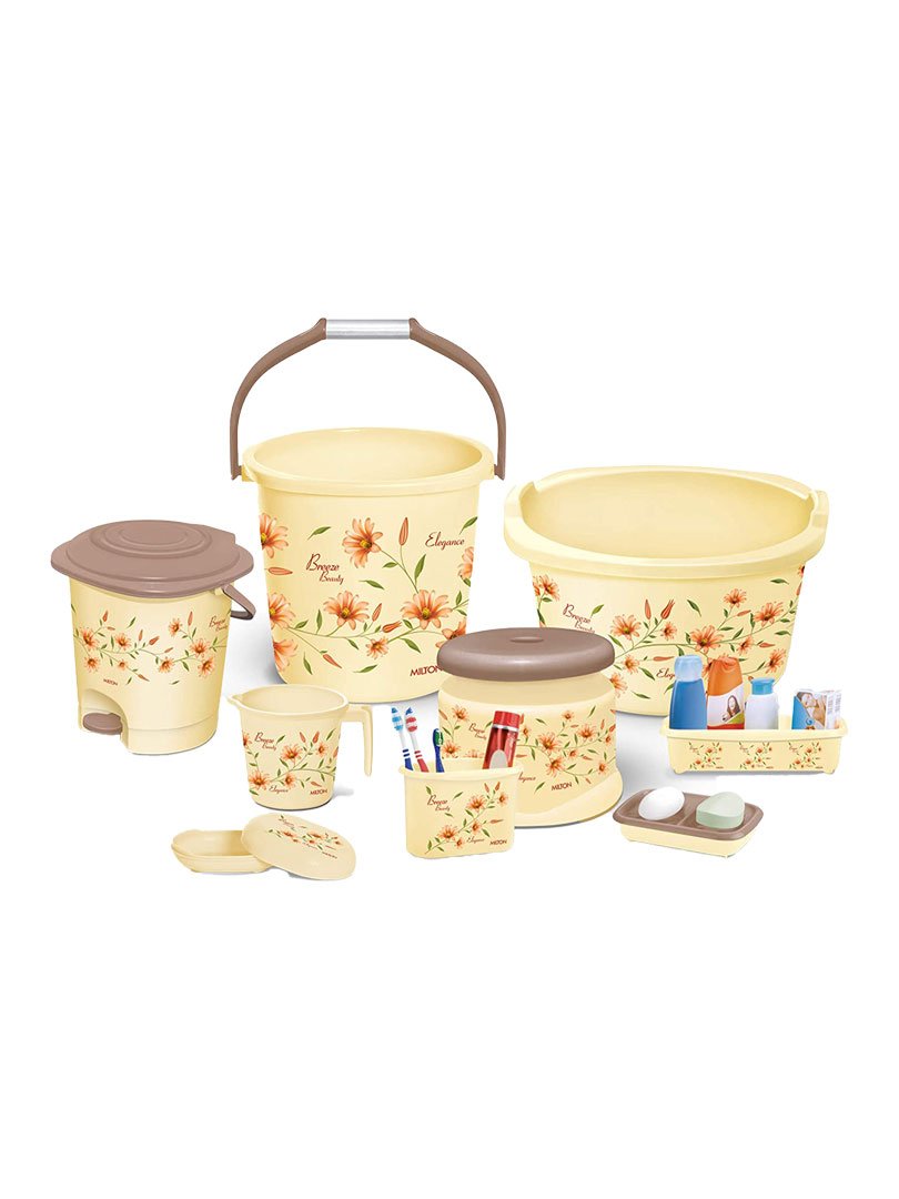 Milton Elegance Bath Set Clean up -9 PCS