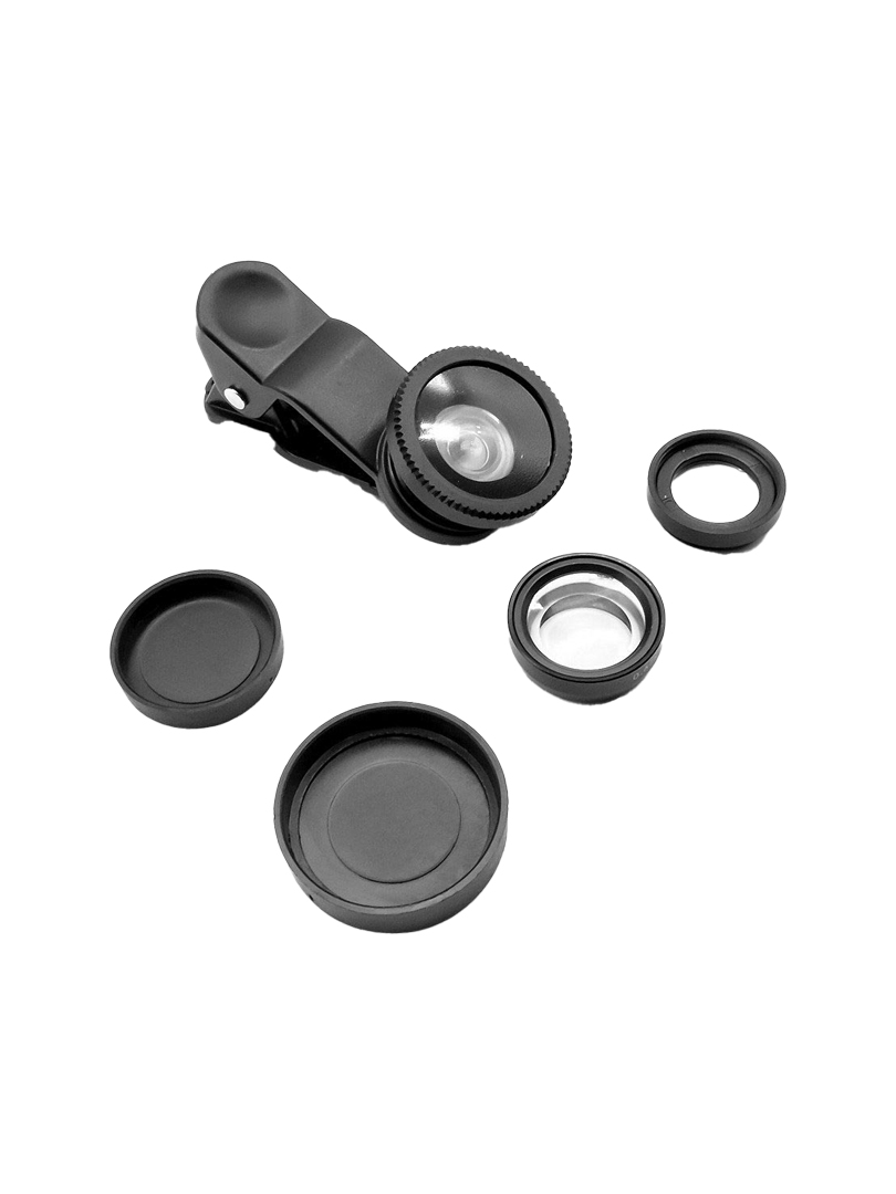 Camera lens set of 3 with case