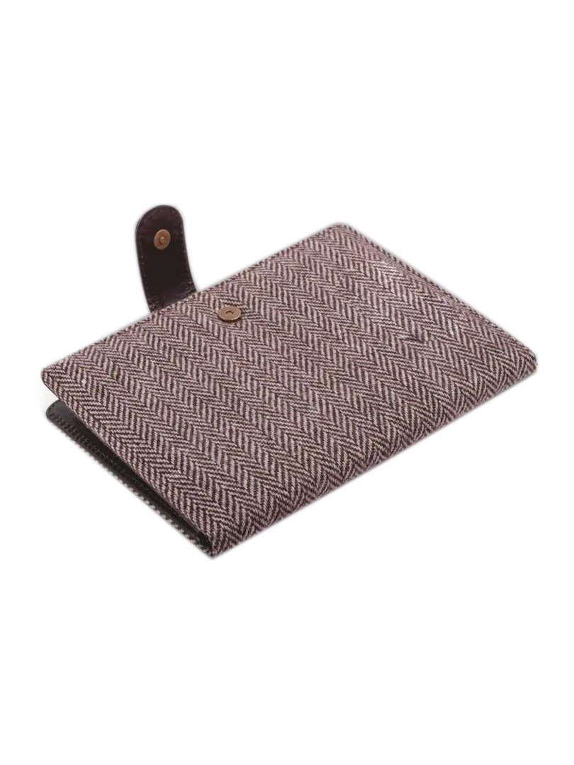 Arrow style Tweed Passport holder with Sim Card Safe Case & Sim Card Jackets