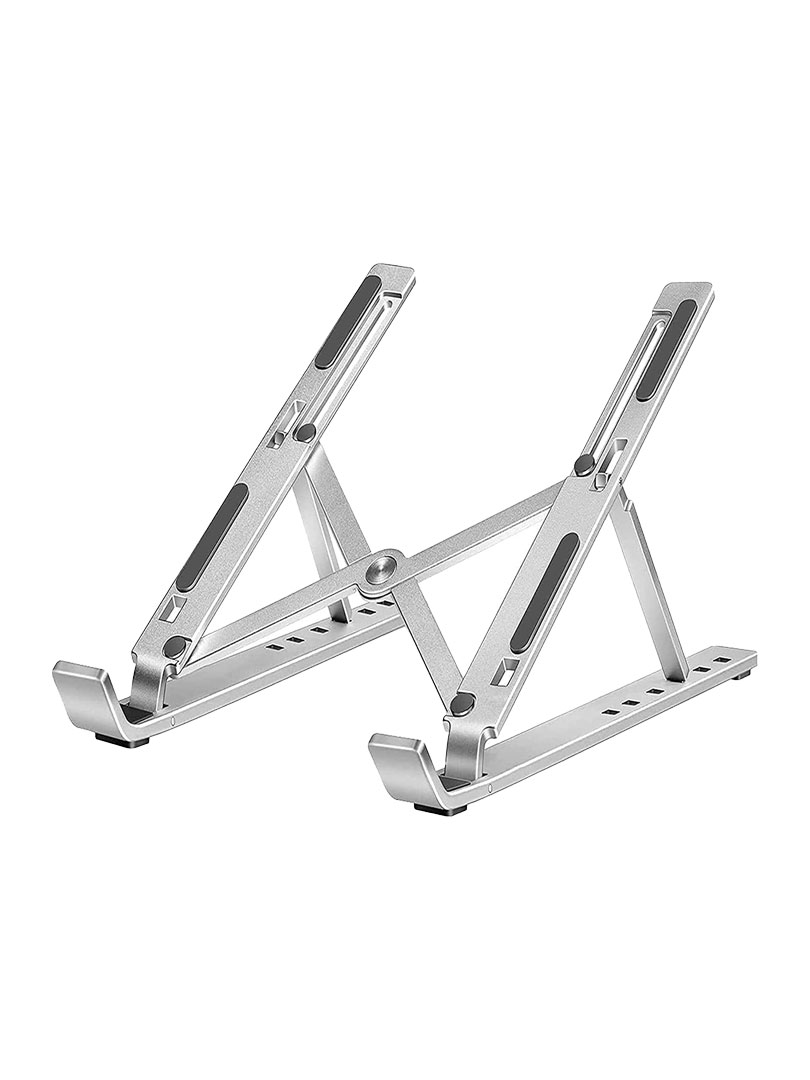 Folding Metal Laptop stand with 7 angle adjustment
| Compact Folding design | With 10 anti skid pads