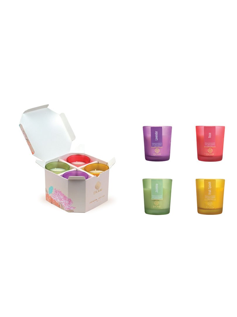 EKAM 4 PACK - SHOT GLASS CANDLES