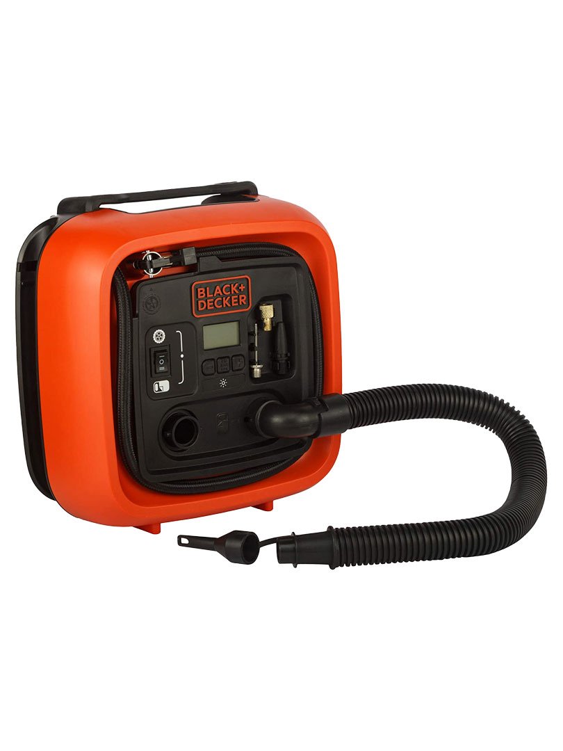 Black+Decker Asi400-Xj Multipurpose Tyre Inflator Digital GaugeCode - ASI400-XJ