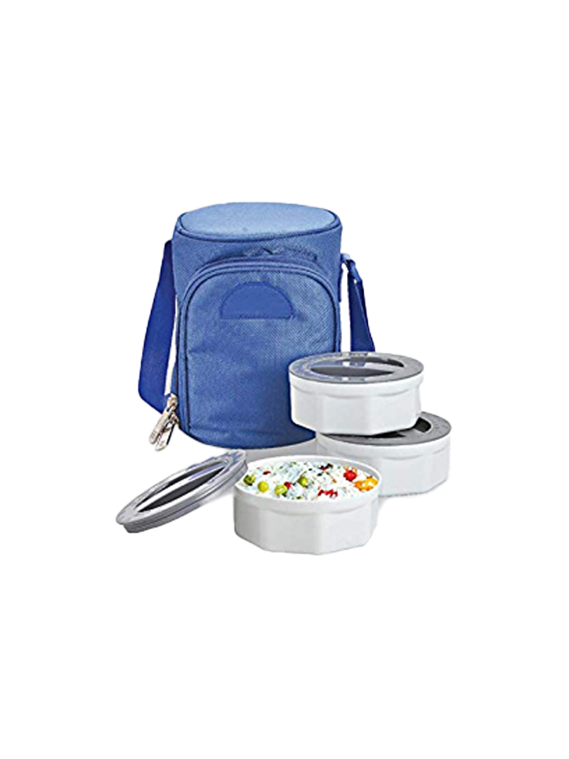 Zippy Lunch bag- 3 containers (plastic)