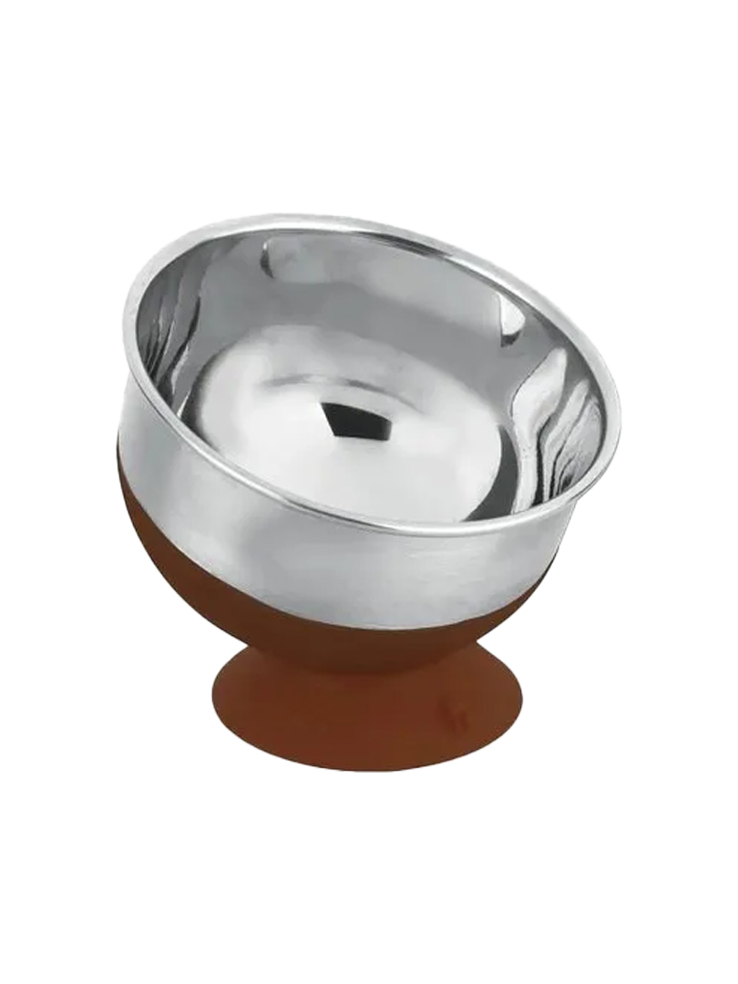 Stainless steel Serving bowl with suction base