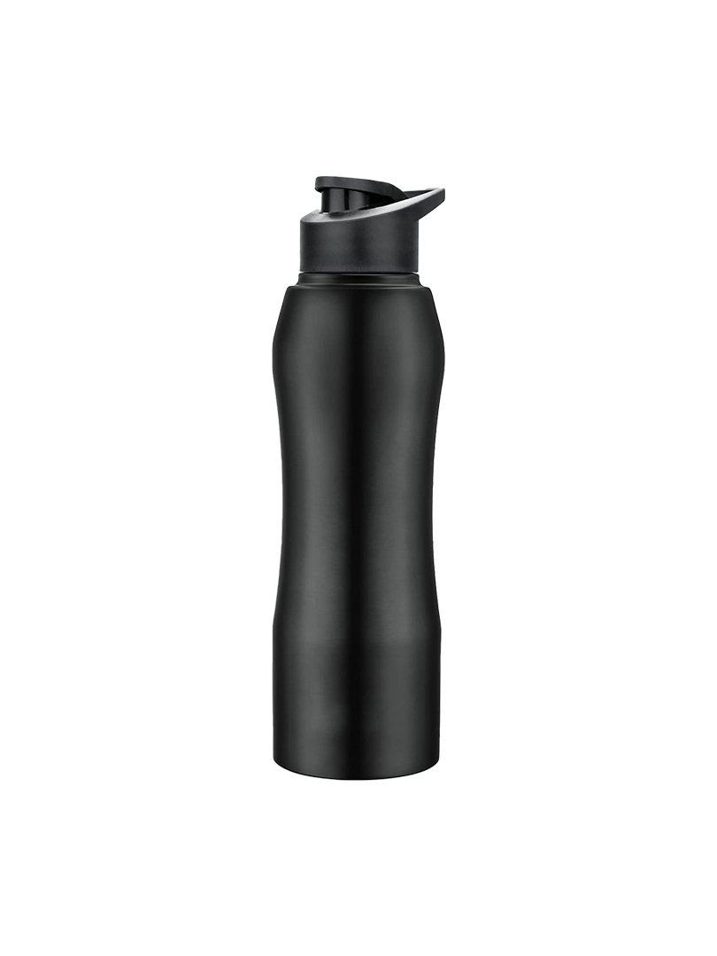 Curvy steel bottle Colored | Capacity 1L approx