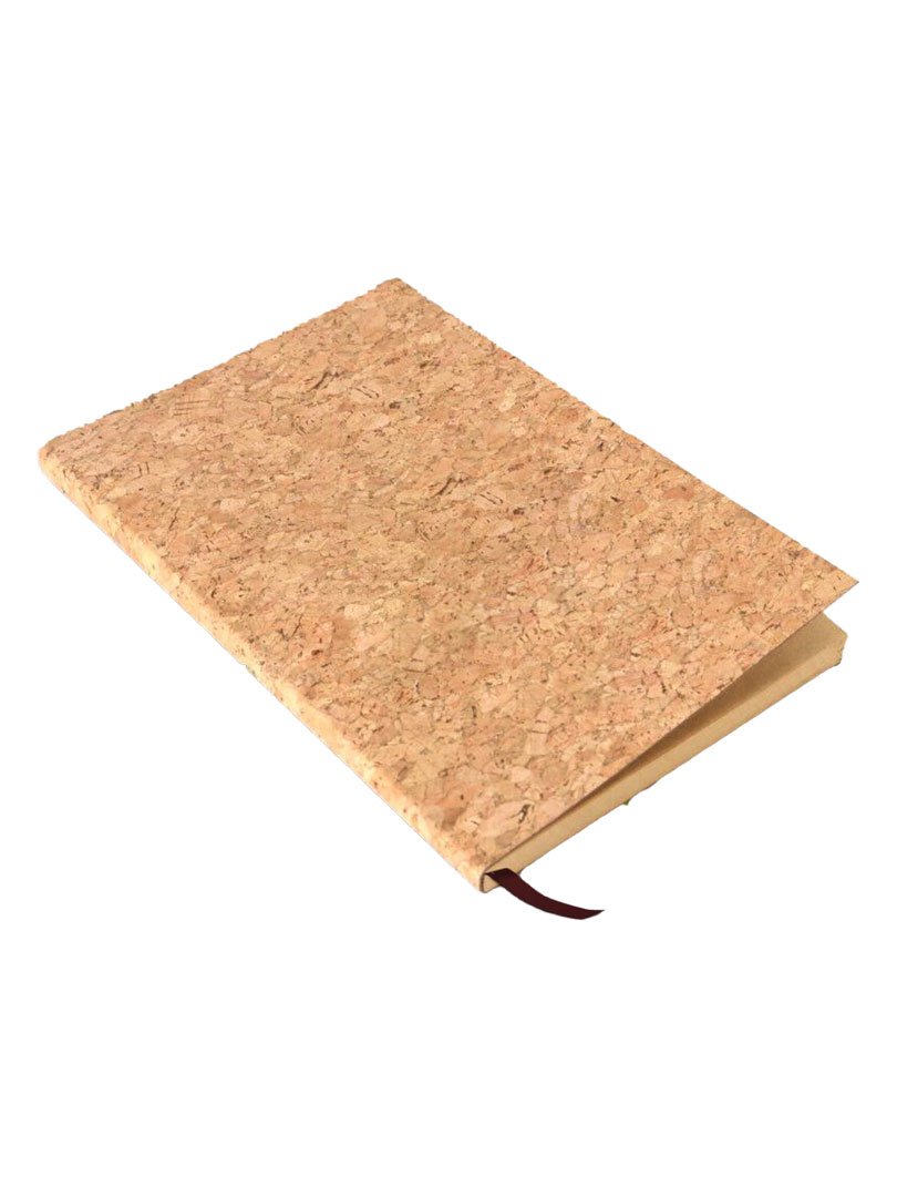 Cork Eco friendly A5 notebook with memorandum & Bookmark ribbon| 80 gsm sheets | 160 undated pages