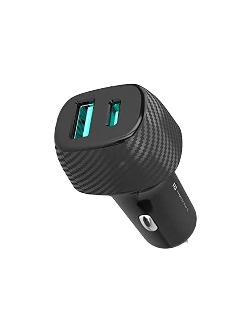 Portronics Car Power 6 Car Charger with Dual USB Port