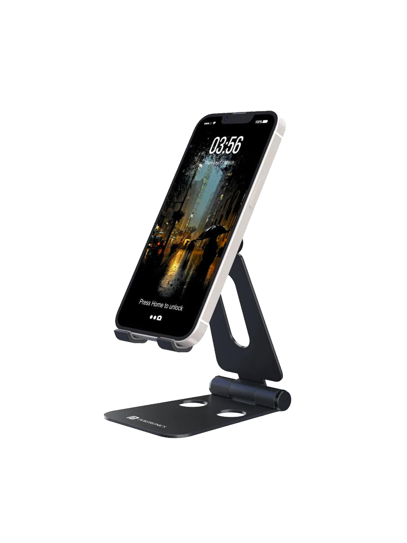 Portronics Modesk Flex Adjustable Foldable with 180 Degree View Mobile Holder