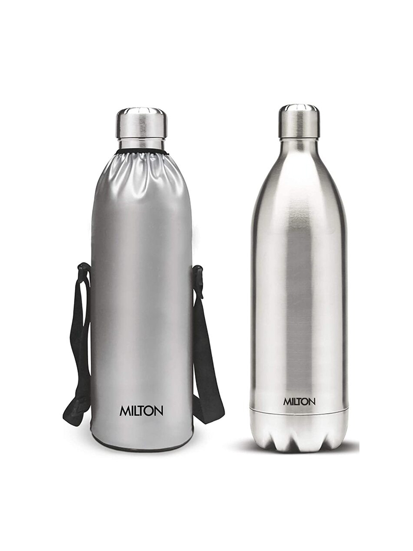 Milton Duo Thermosteel 24 Hours Hot and Cold Water Bottle, 1500 ml