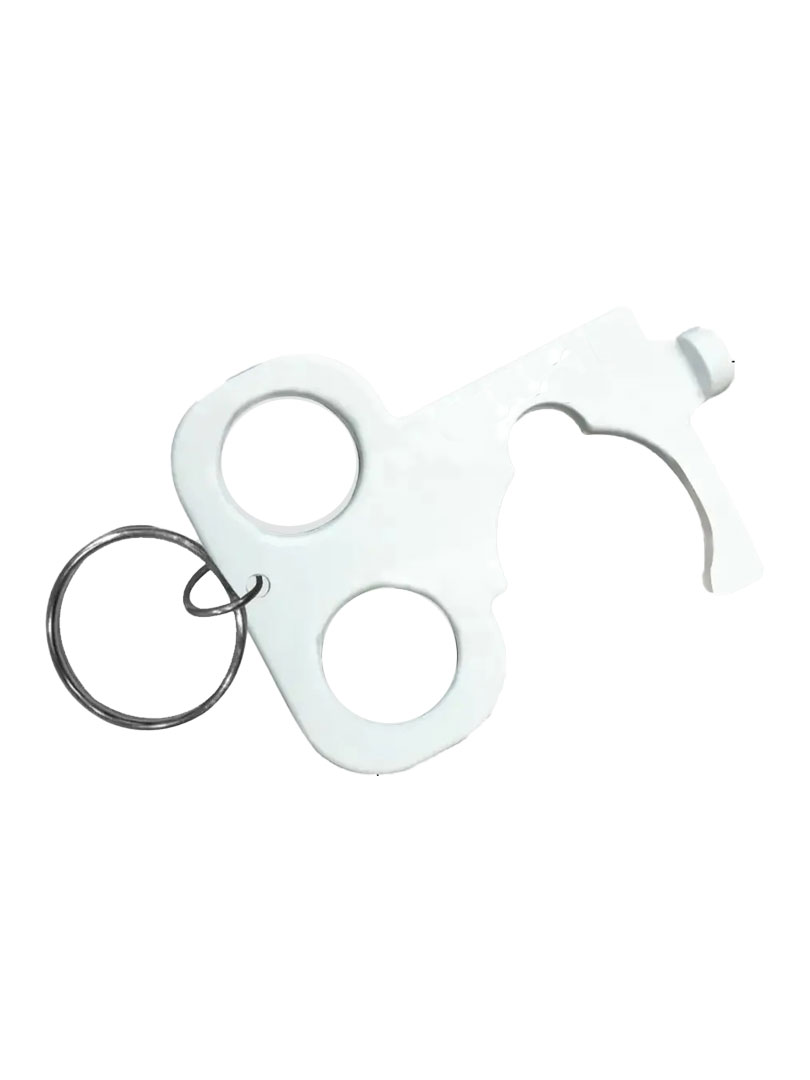 Multifunction Covid keychain with carry bag hook | 2 finger design