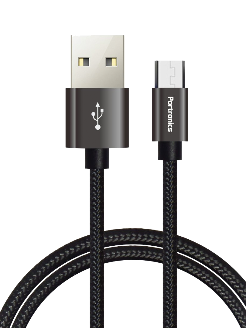 Portronics Konnect Core 11 -  Tangle Resistant  Micro USB