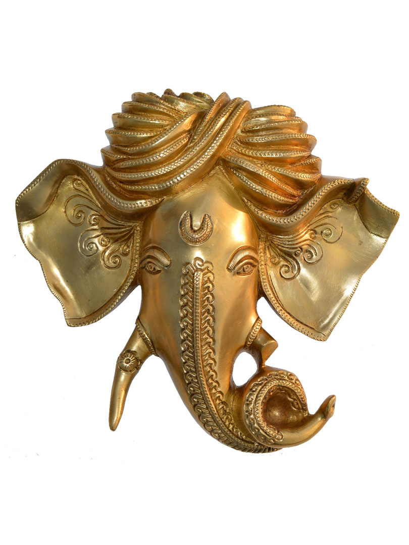 Ganesh face wall haning decoration figure